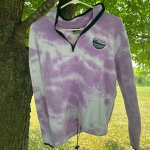 Purple Dollywood Quarter-zip Fleece Size S
